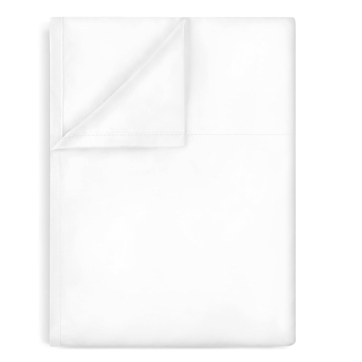 Lirex Twin Flat Sheet, Top Sheet for Bed - 1800 Microfiber, Soft & Breathable, Hotel Quality Flat Sheet, Black