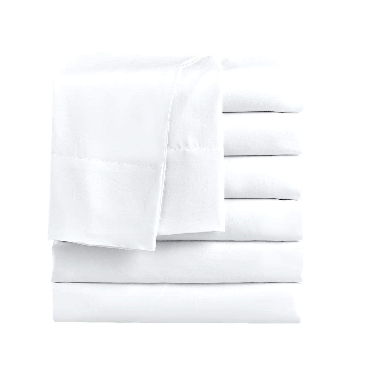 FreshCulture Full Flat Sheets Only, Pack of 6, Soft Microfiber Bedding Sheets for Home, Salons, Hotels, Bulk Flat Sheets Only Full Size (Dark Grey)
