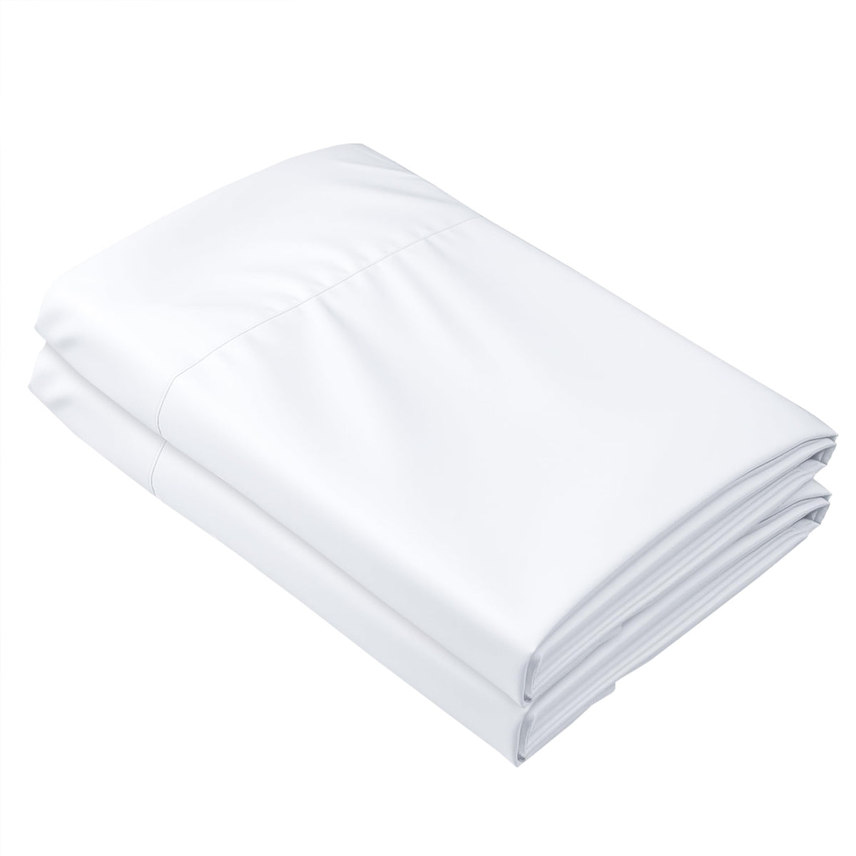 Queen Size Flat Sheet Only, Soft & Breathable Top Flat Sheet, White