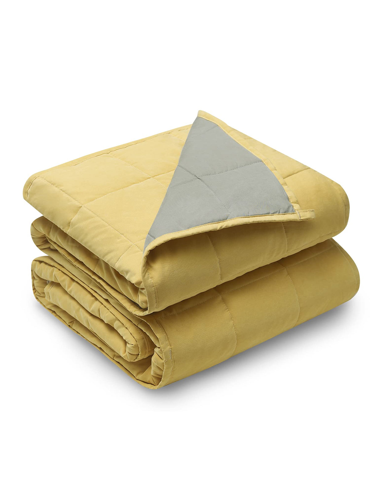YnM 15lbs Weighted Blanket for Adults, 48x72 Inches, Dark Grey