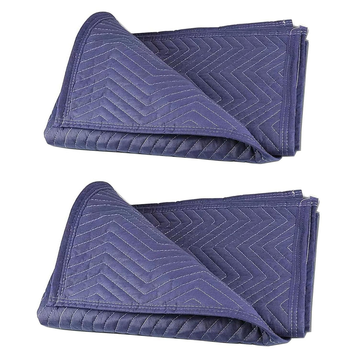 PONGHEI 2 Moving Blankets 40"x 72" Heavy Duty Packing Blankets for Moving Shipping Thick Furniture Wrapping for Moving Supplies Professional Quilted Shipping Blankets