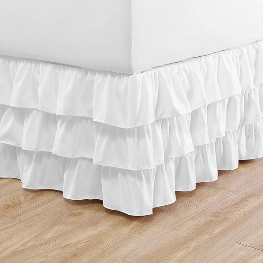 Betsey Johnson - Queen Size Ruffled Bed Skirt with 15 -Inch Drop