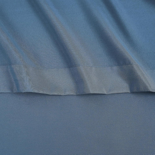 King Size Flat Sheet Only - Ultra Soft & Breathable Brushed Microfiber Top Sheet Only for King Size Beds, Denim Blue