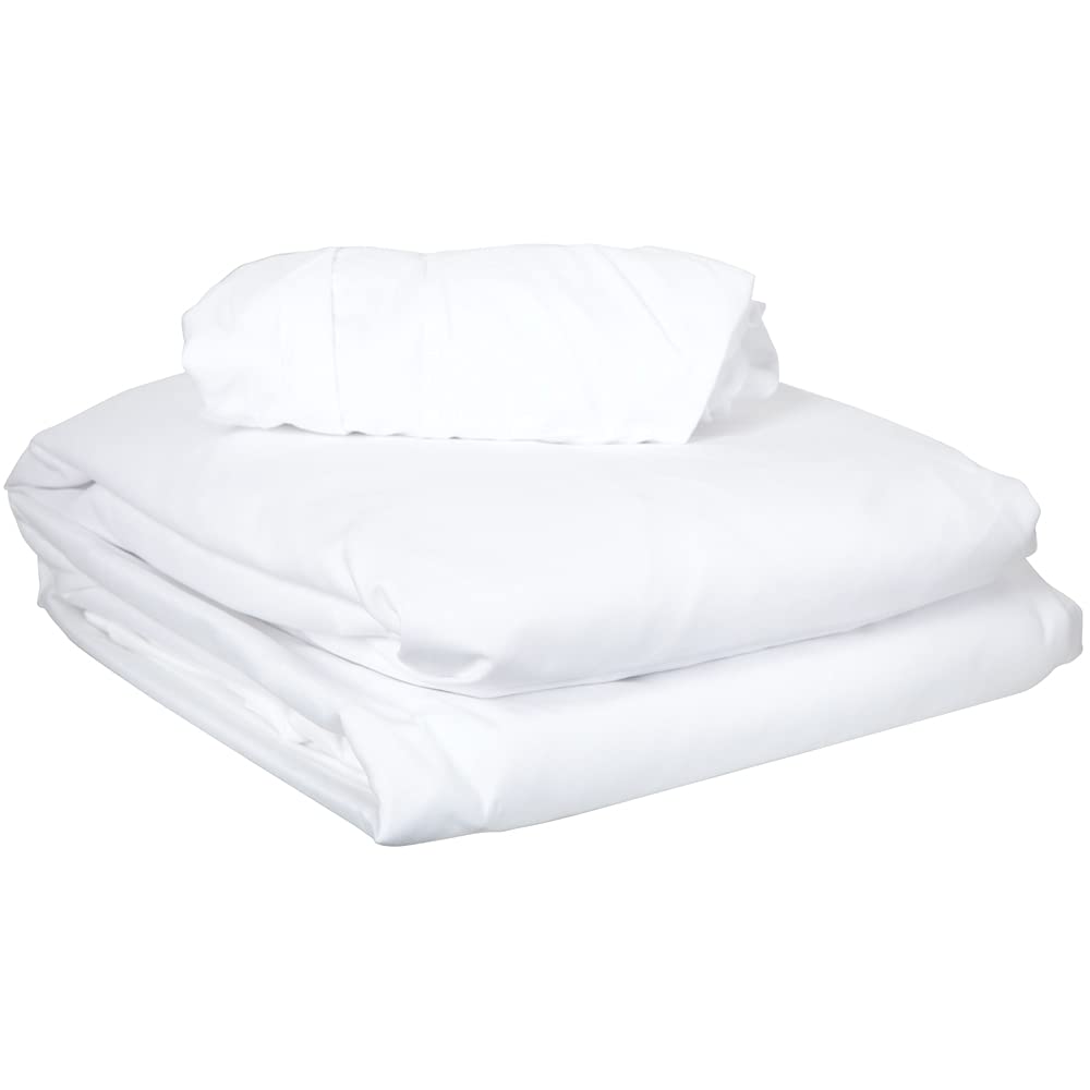 ForPro Premium Microfiber 3-Piece Massage Sheet Set, White