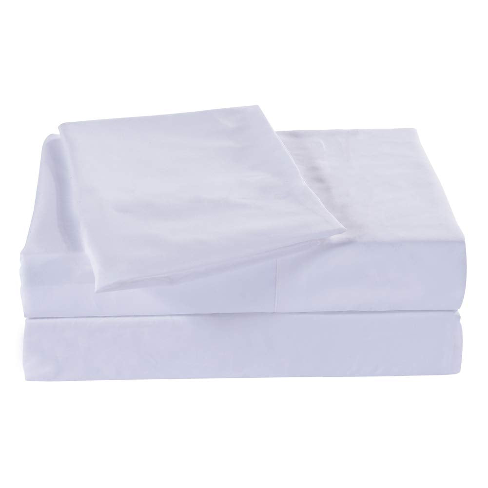 Twin Size Flat Sheet Single - 300 Thread Count 100% Egyptian Cotton Quality - Hotel Collection Flat Sheet Sold Separately - White