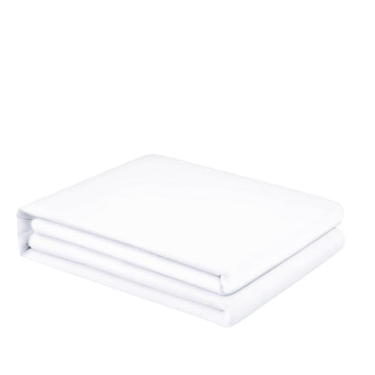 FreshCulture Twin Flat Sheet - Hotel Quality Twin Flat Sheet Only - Brushed Microfiber Top Sheet - Ultra Soft & Breathable - Wrinkle-Free - Easy Care - Single Flat Sheet (Twin, White)