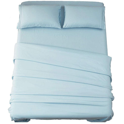 SONORO KATE Bed Sheet Set Super Soft Microfiber Sheets,4PC,Queen Size