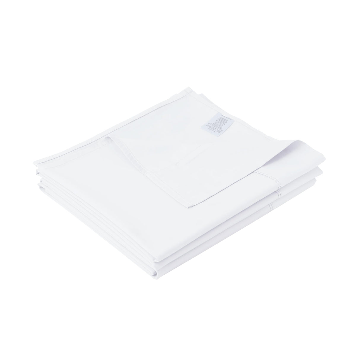 Cotton King Flat Sheet Only, 600 Thread Count 100% Egyptian Cotton Top Sheet 1Pcs, Cool & Breathable Flat Bed Sheets Wrinkle, Fade, Stain Resistant (White King)