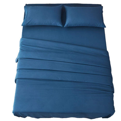 SONORO KATE Bed Sheet Set Super Soft Microfiber Sheets,4PC,Queen Size
