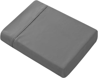 Kingnex Oversized King Flat Sheet 132x110 Top Sheet Only Grey