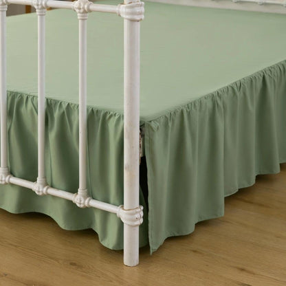 Bed Skirt Queen Size Ruffled Bed Skirt with Split Corners