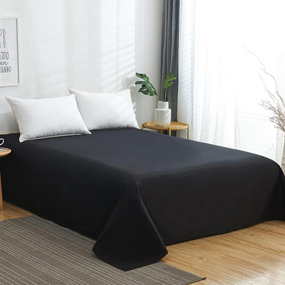 WenBags Waterproof Bed Sheet Flat Sheets Lightweight,70*90 Inches Queen Size Mattress Furniture Protector Cover for Bed Couch, Pet Hair Resistant Cover Ideal for Dogs Cats Hotels and Hospitals (Gray)