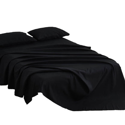 Kingnex Oversized King Flat Sheet 132x110 Top Sheet Only Grey