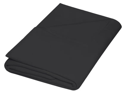 ZPECC Twin Flat Sheets Only White 4 Pack, Color-Coded Hem Threads