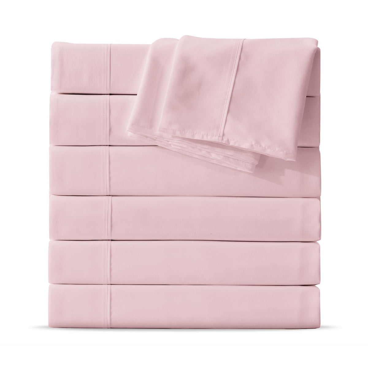 Maple&Stone Twin Flat Sheets Only Bulk Pack of 6 Wholesale Bedding White