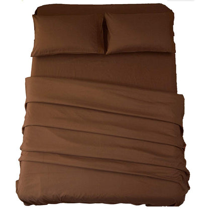 SONORO KATE Bed Sheet Set Super Soft Microfiber Sheets,4PC,Queen Size