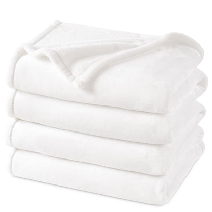 PHF Fleece Blanket King Size 108x90-300GSM Lightweight Airy Warmth, Khaki
