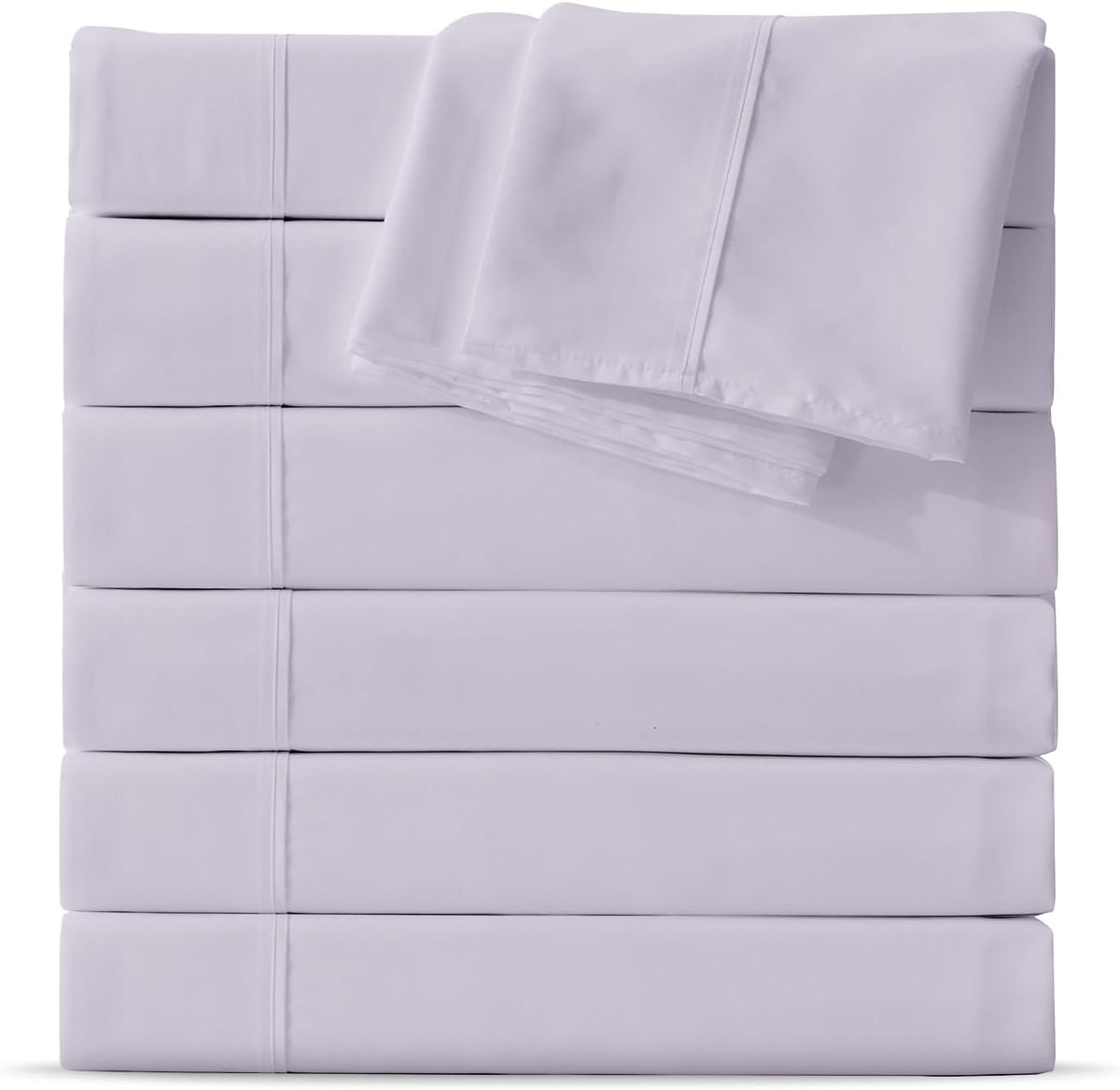 Maple&Stone Twin Flat Sheets Only Bulk Pack of 6 Wholesale Bedding Black