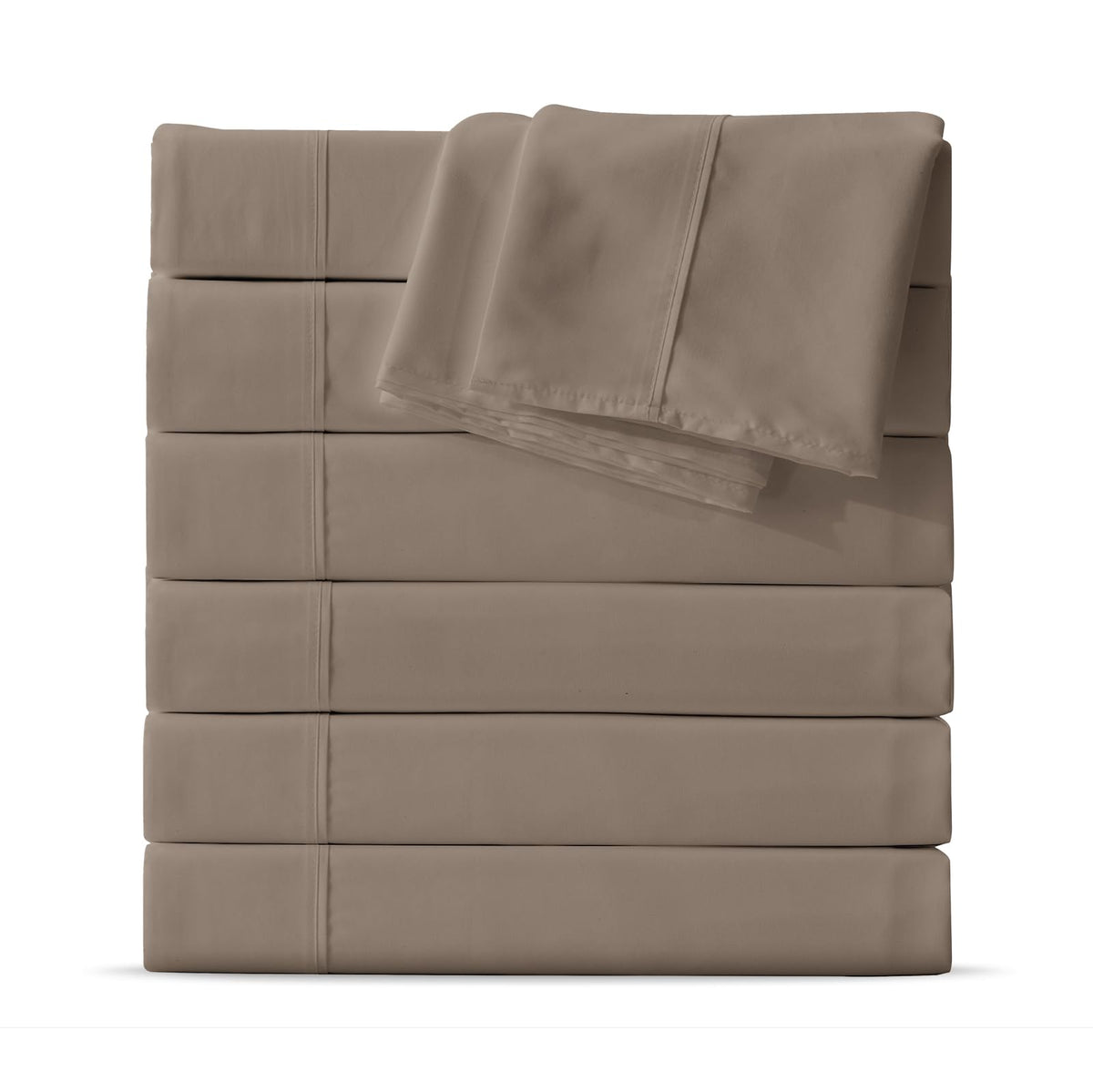Maple&Stone Twin Flat Sheets Only Bulk Pack of 6 Wholesale Bedding White