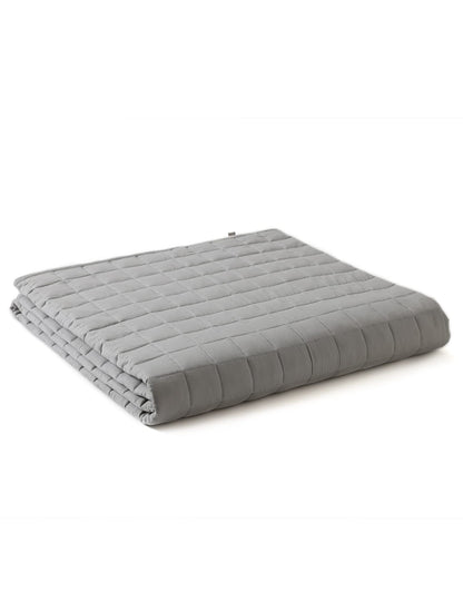 YnM 15lbs Weighted Blanket for Adults, 48x72 Inches, Dark Grey