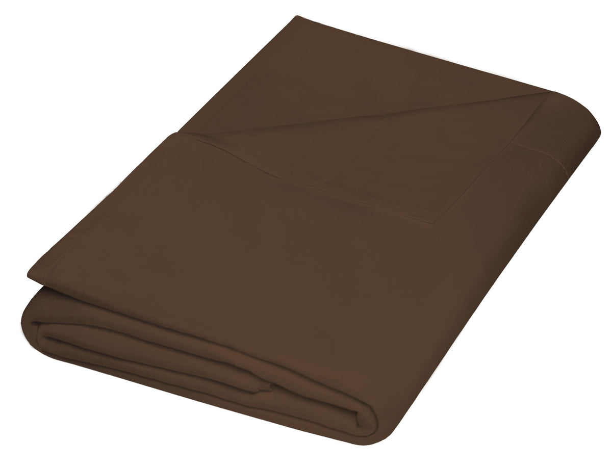 ZPECC Twin Flat Sheets Only White 6 Pack, Color-Coded Hem Threads