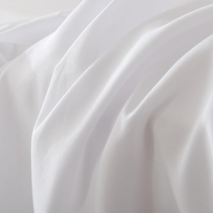 Dorm Room Bed Skirt Twin XL, College Dorm Bed Skirt-White, 34 Inch