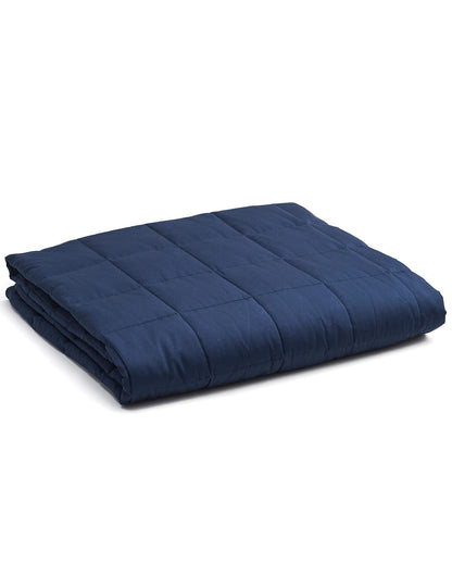 YnM 15lbs Weighted Blanket for Adults, 48x72 Inches, Dark Grey