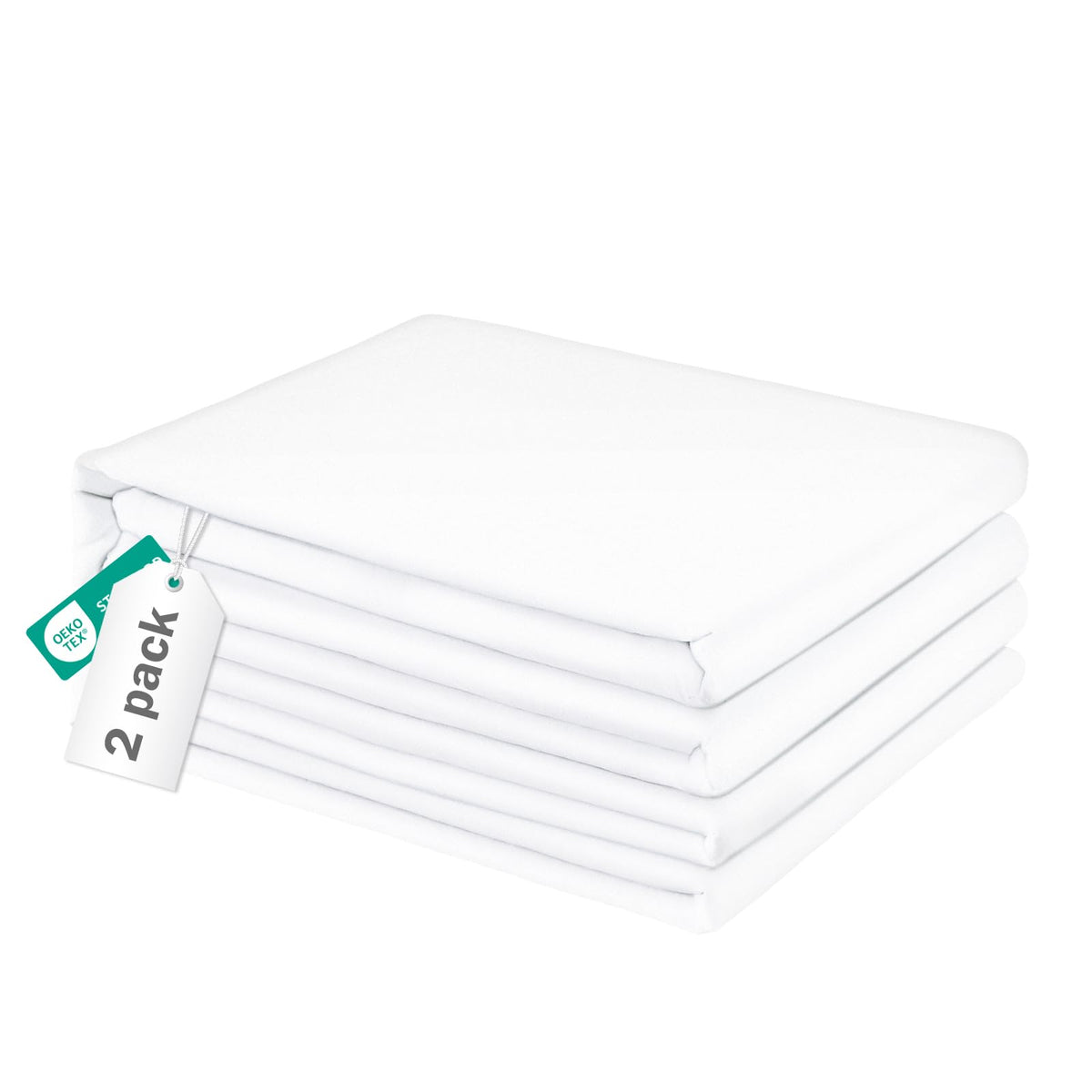 FreshCulture King Flat Sheets Only 2 Pack - Hotel Quality Flat Bed Sheets - Brushed Microfiber - Ultra Soft & Breathable - Wrinkle-Free - Easy Care - Flat Sheets Only King Size (Dark Grey)