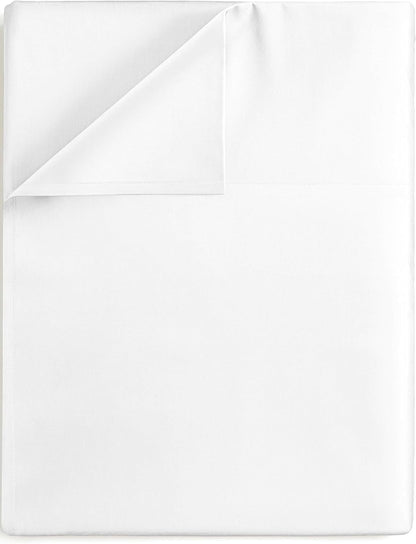 100% Egyptian Cotton Flat Sheet King, 1 Pc King Flat Sheet Only, White