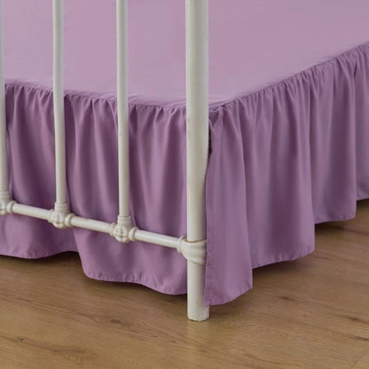 Bed Skirt Queen Size Ruffled Bed Skirt with Split Corners