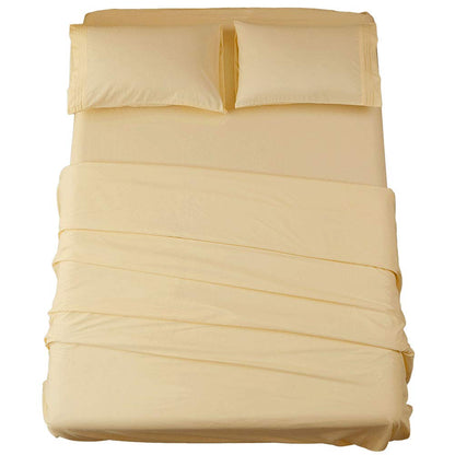 SONORO KATE Bed Sheet Set Super Soft Microfiber Sheets,4PC,Queen Size