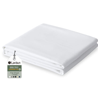 Lavisun Twin Flat Sheets Only, 6 Pack Soft Brushed Microfiber Bedding Sheets for Hotel, Massage, Hospital, Home, Dorm, Bulk Top Flat Sheets Only Twin Size (Grey)
