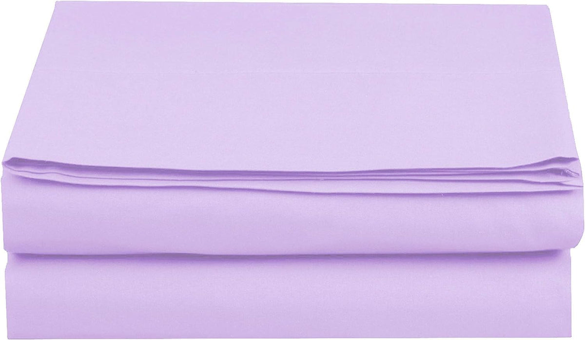 Elegant Comfort Premium Hotel Quality 1-Piece Flat Sheet, Luxury and Softest 1500 Premium Hotel Quality Microfiber Bedding Flat Sheet, Wrinkle-Free, Stain-Resistant, California King, Cream