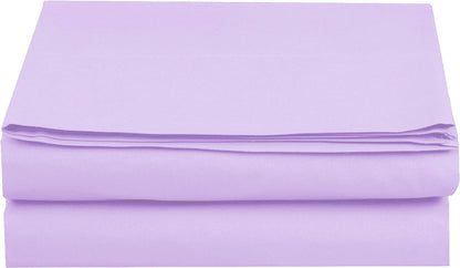Elegant Comfort Premium Hotel Quality 1-Piece Flat Sheet, Luxury and Softest 1500 Premium Hotel Quality Microfiber Bedding Flat Sheet, Wrinkle-Free, Stain-Resistant, California King, Cream