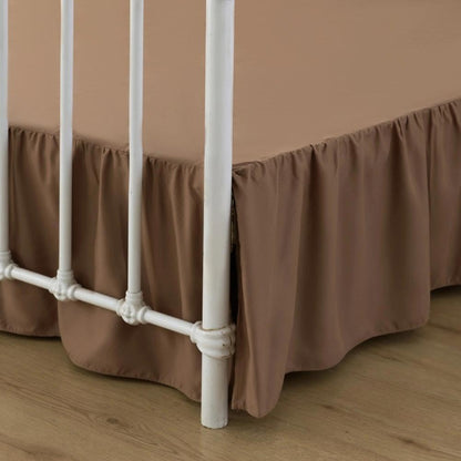 Bed Skirt Queen Size Ruffled Bed Skirt with Split Corners