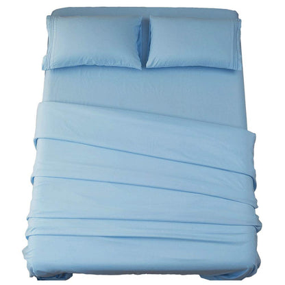 SONORO KATE Bed Sheet Set Super Soft Microfiber Sheets,4PC,Queen Size