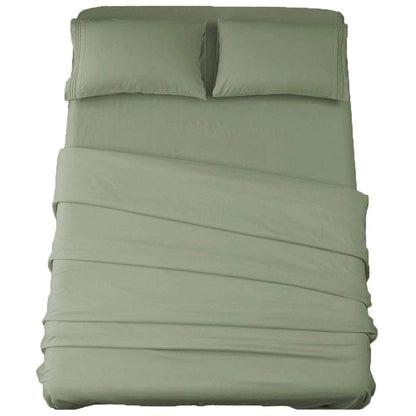SONORO KATE Bed Sheet Set Super Soft Microfiber Sheets,4PC,Queen Size