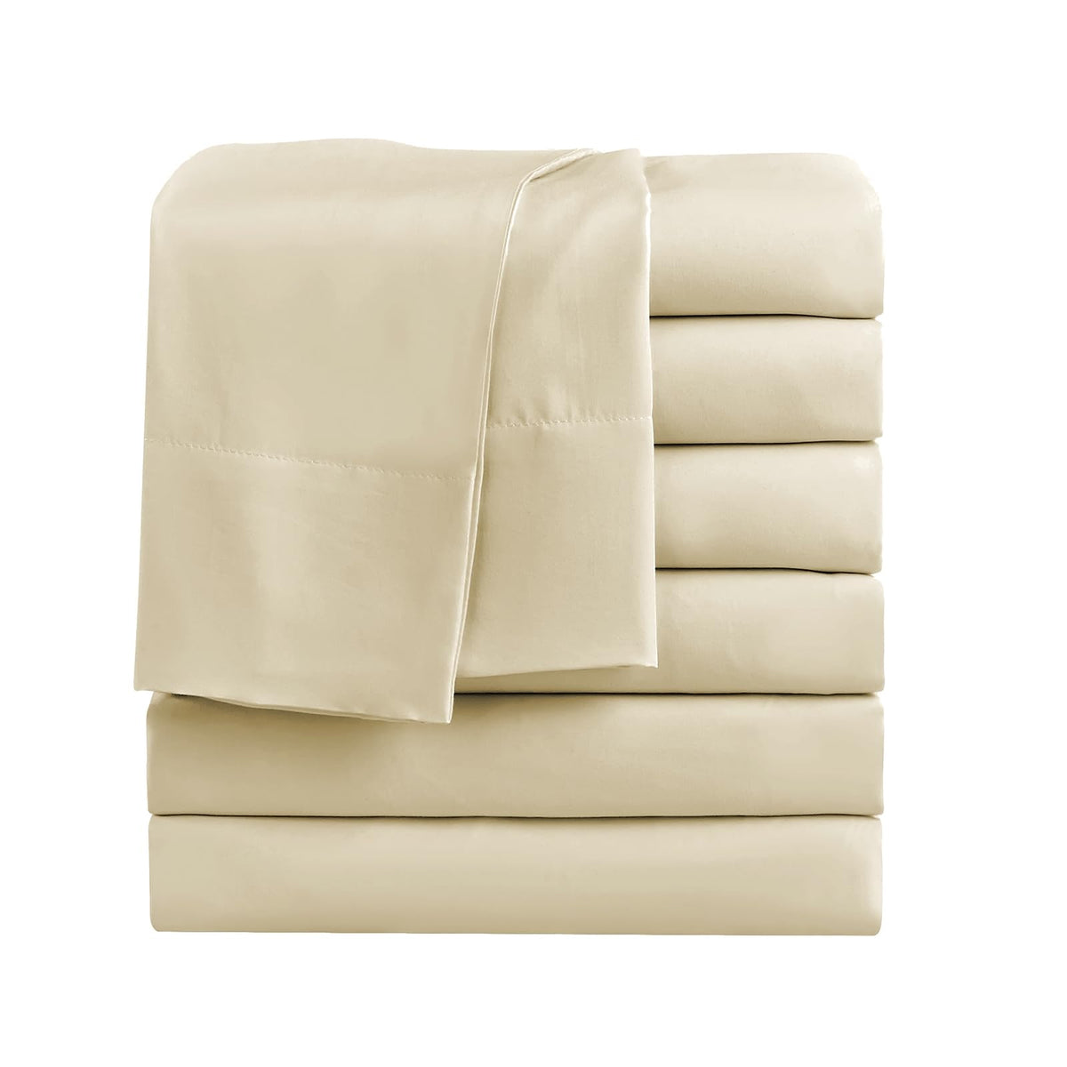 FreshCulture Twin Flat Sheets Only, Pack of 6, Soft Microfiber Bedding Sheets for Home, Salons, Hotels, Bulk Flat Sheets Only Twin Size (White)