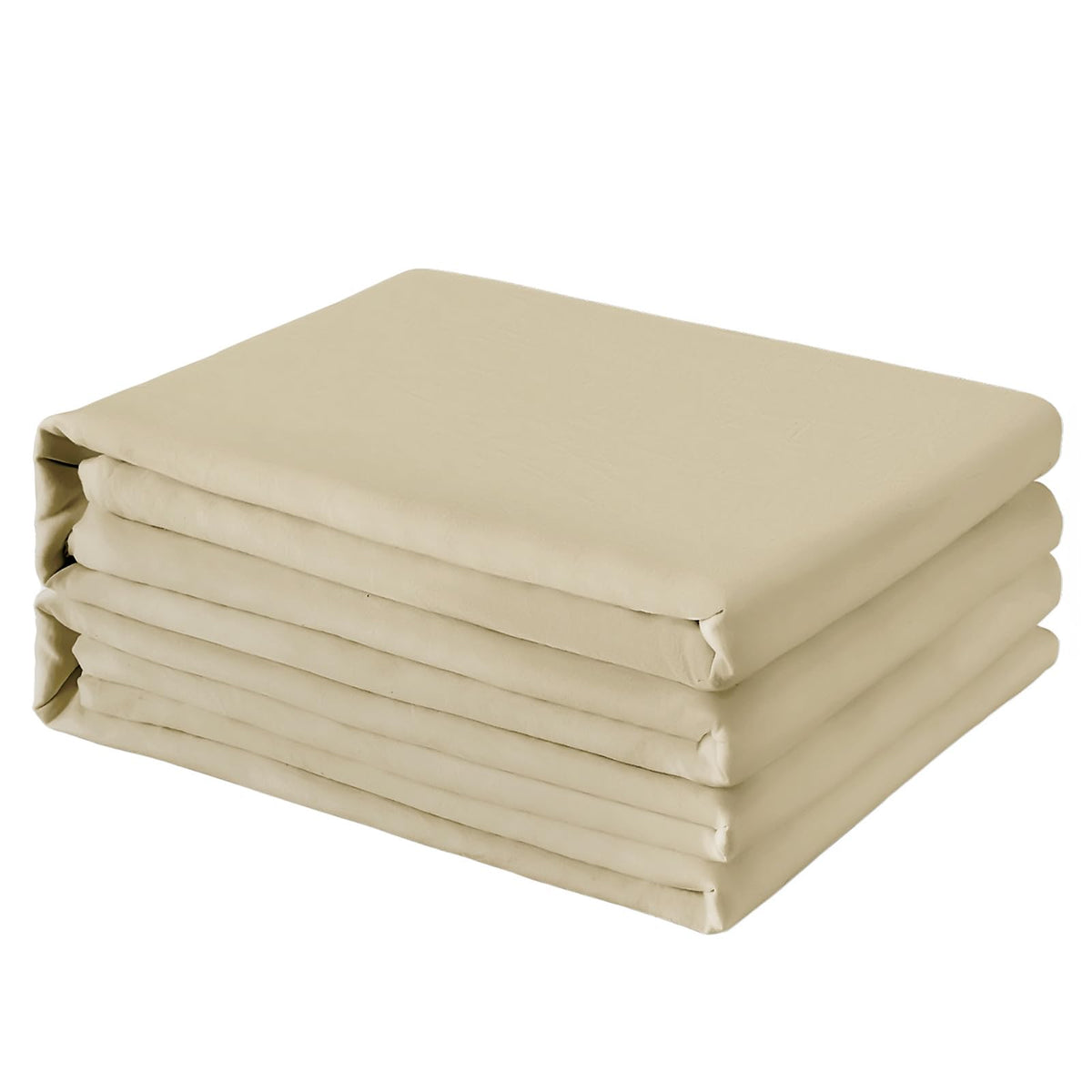 FreshCulture Twin Flat Sheets Only 2 Pack - Hotel Quality Flat Bed Sheets - Brushed Microfiber - Ultra Soft & Breathable - Wrinkle-Free - Easy Care - Flat Sheets Only Twin Size (White)