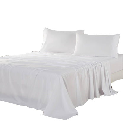 Kingnex Oversized King Flat Sheet 132x110 Top Sheet Only Grey
