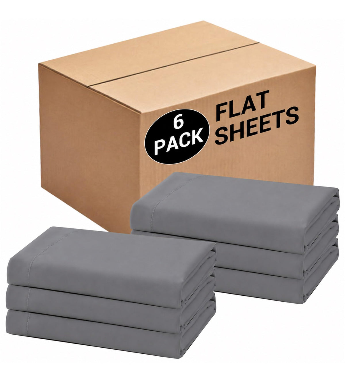CULVE Twin Flat Sheet Only, 1 Pack White, Soft Brushed Microfiber, 66x96