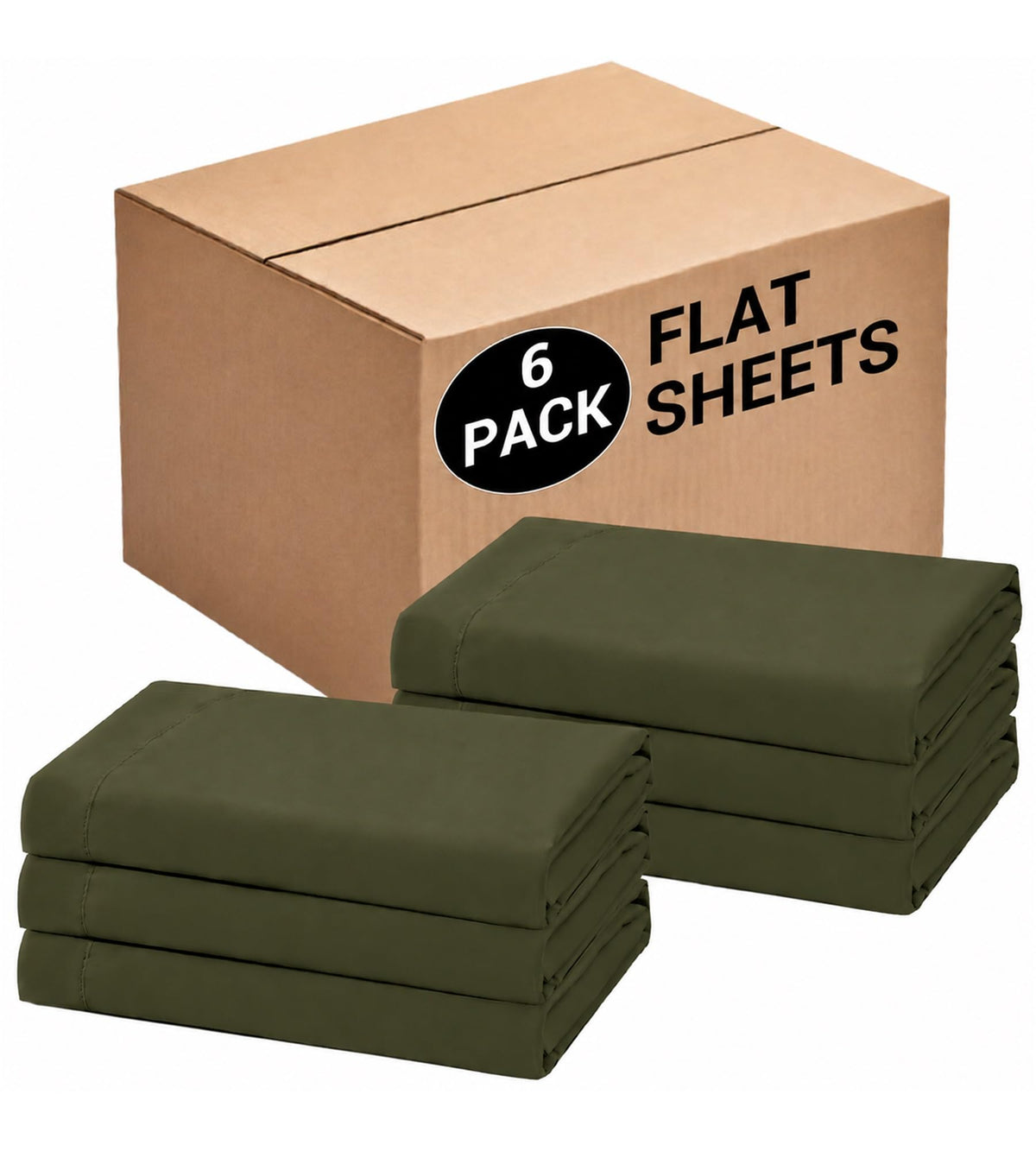CULVE Twin Flat Sheet Only, 1 Pack White, Soft Brushed Microfiber, 66x96