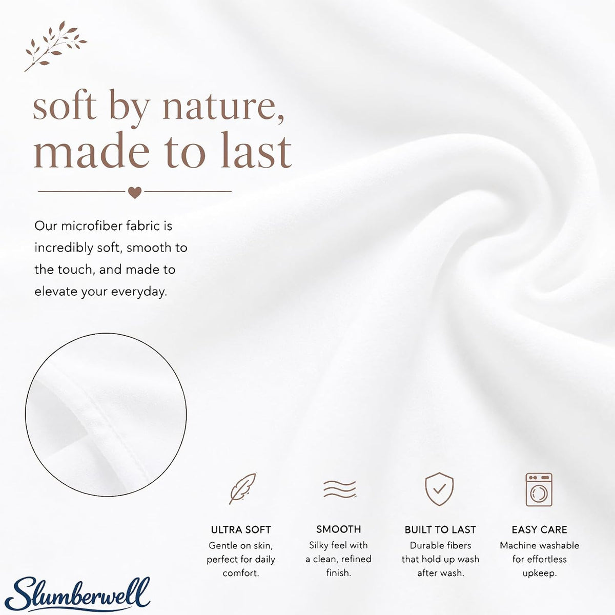 SlumberWell College Dorm Twin XL Ruffled Bed Skirt, 42 Inch Drop, White