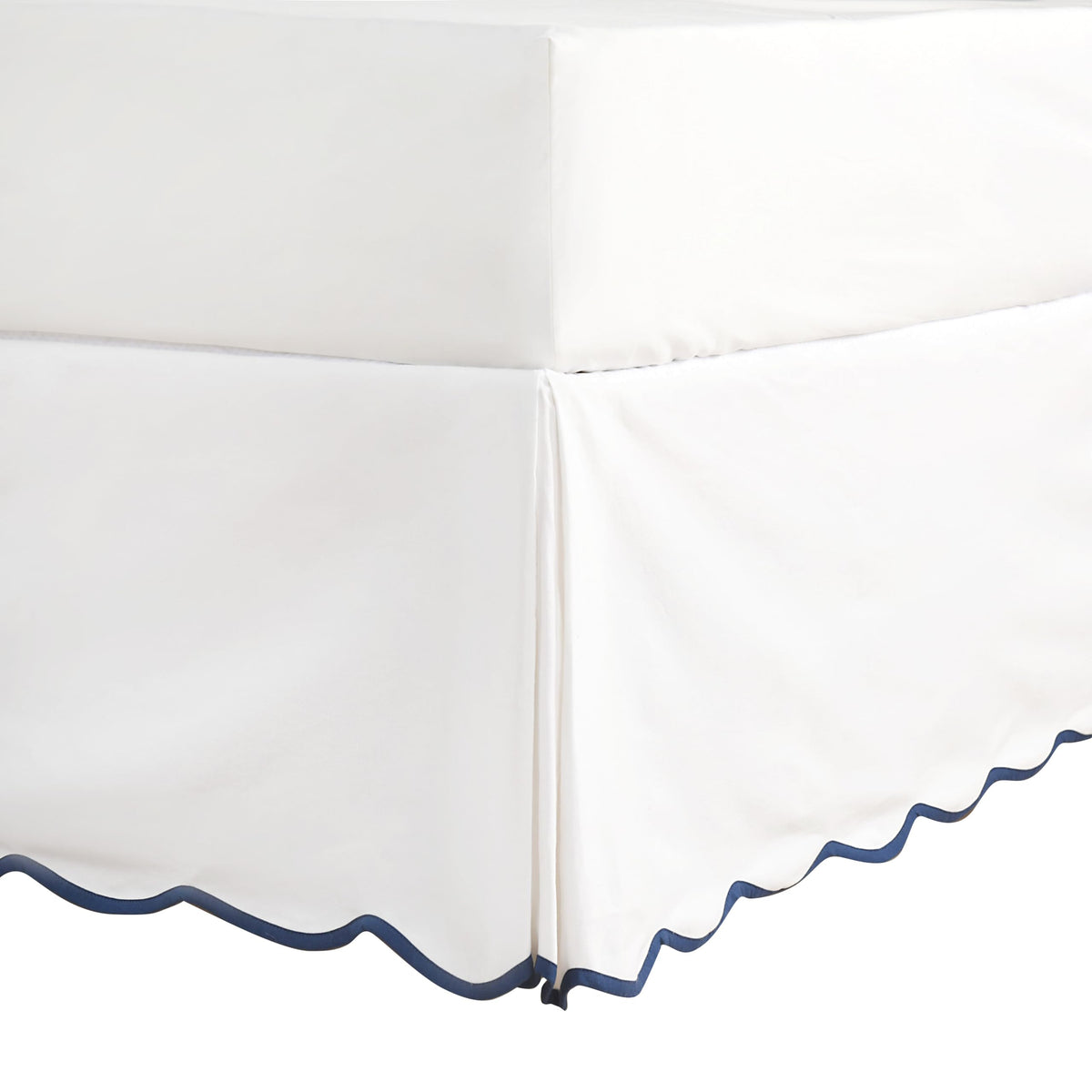 HIG Chic 14'' Queen BedSkirts Scallop Edge Pleated Dust Ruffle