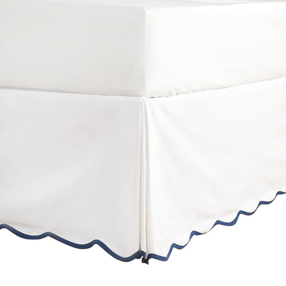 HIG Chic 14'' Queen BedSkirts Scallop Edge Pleated Dust Ruffle
