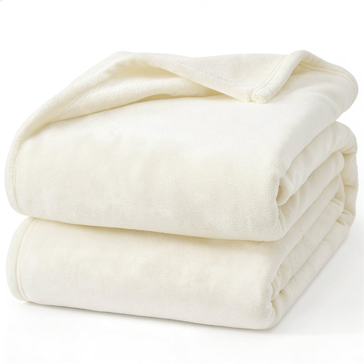 Hansleep Twin Grey Fleece Blanket, Soft Flannel Bed Blanket