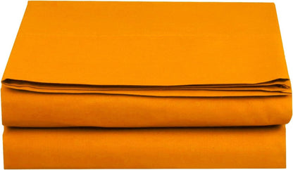 Elegant Comfort Premium Hotel Quality 1-Piece Flat Sheet, Luxury and Softest 1500 Premium Hotel Quality Microfiber Bedding Flat Sheet, Wrinkle-Free, Stain-Resistant, California King, Cream