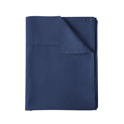 Flat Sheet Only Queen Size, 400 TC 100% Egyptian Cotton Flat Sheet - Wrinkle, Fade, Stain Resistant (White, Queen)