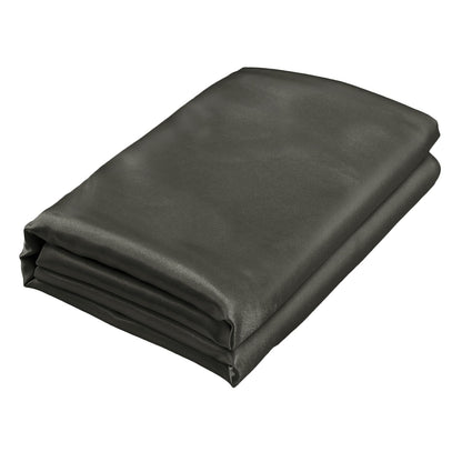 Homiest Black Satin Flat Sheet, Full Silky Bed Top Sheet Only