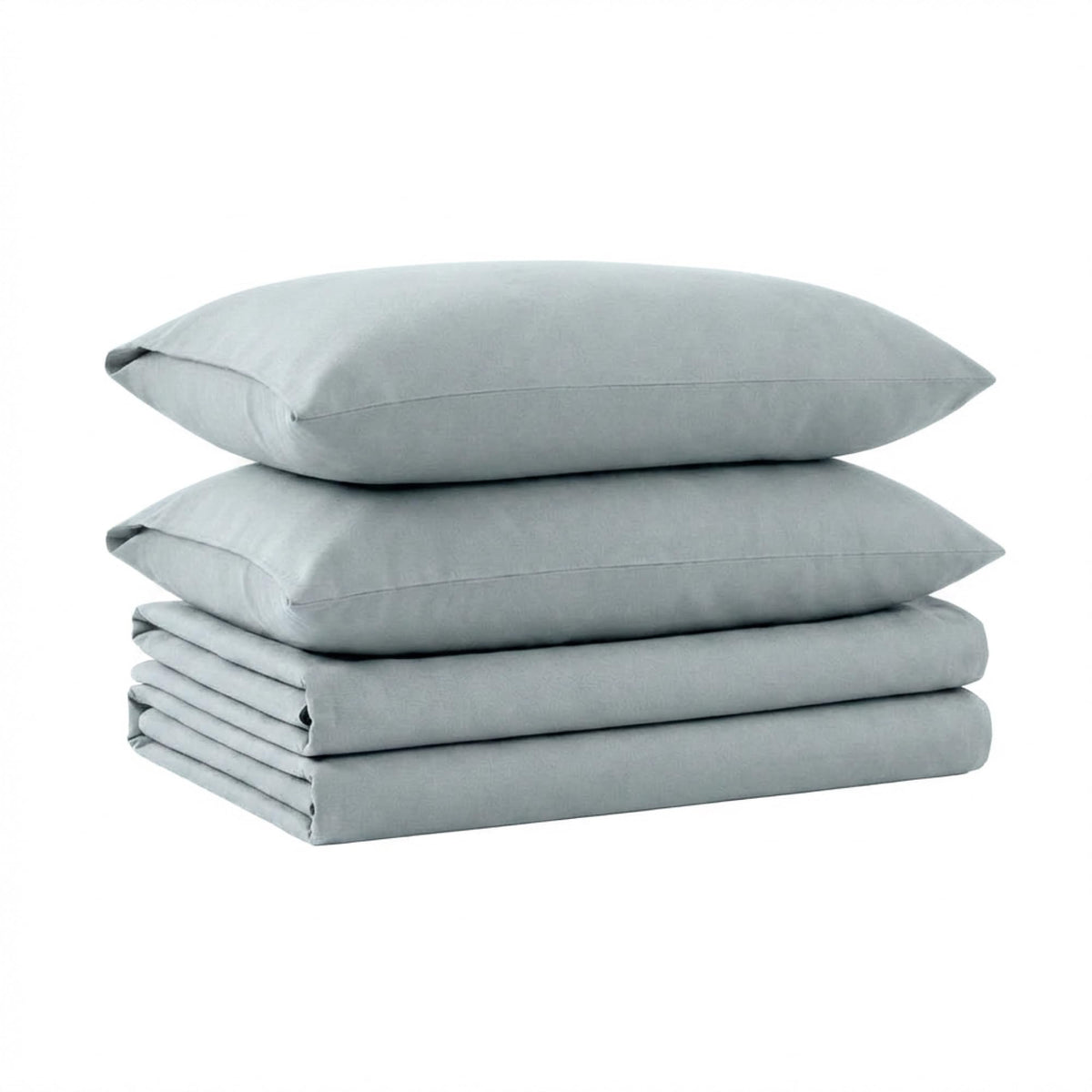 Tribeca Living King Cotton Flannel Flat Sheet Only 170-GSM - Oversized 112 x 106 Inch Dimensions for Generous Bed Coverage - Soft Breathable Bedding in Lavender